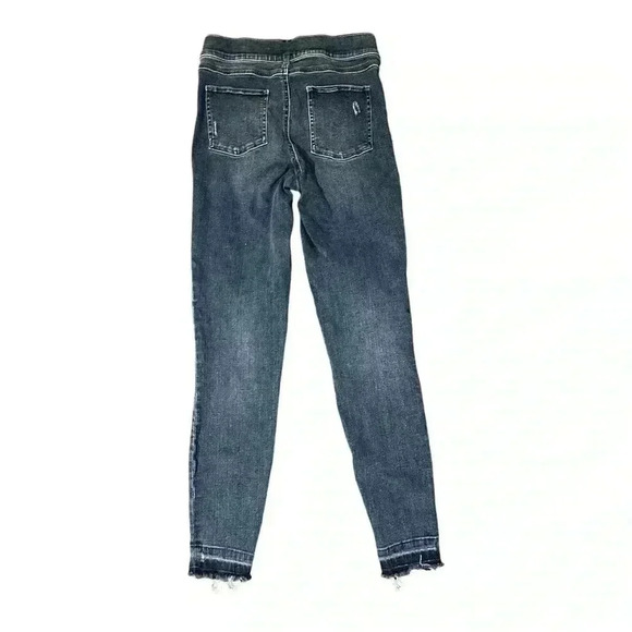 SPANX DISTRESSED SKINNY ANKLE JEANS MEDIUM WASH WOMEN’S SMALL - Picture 7 of 10